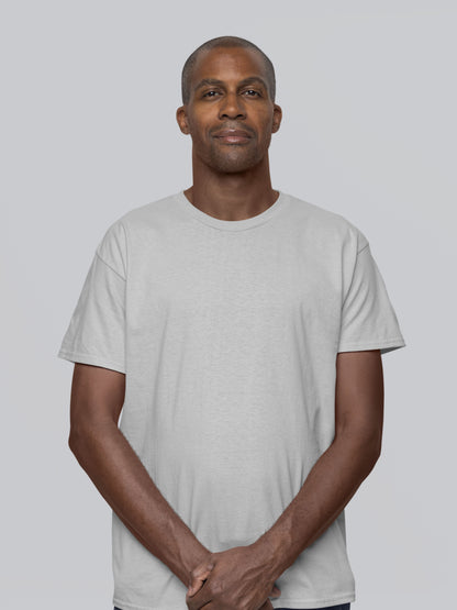 Customised Unisex Cotton T-Shirt | Grey