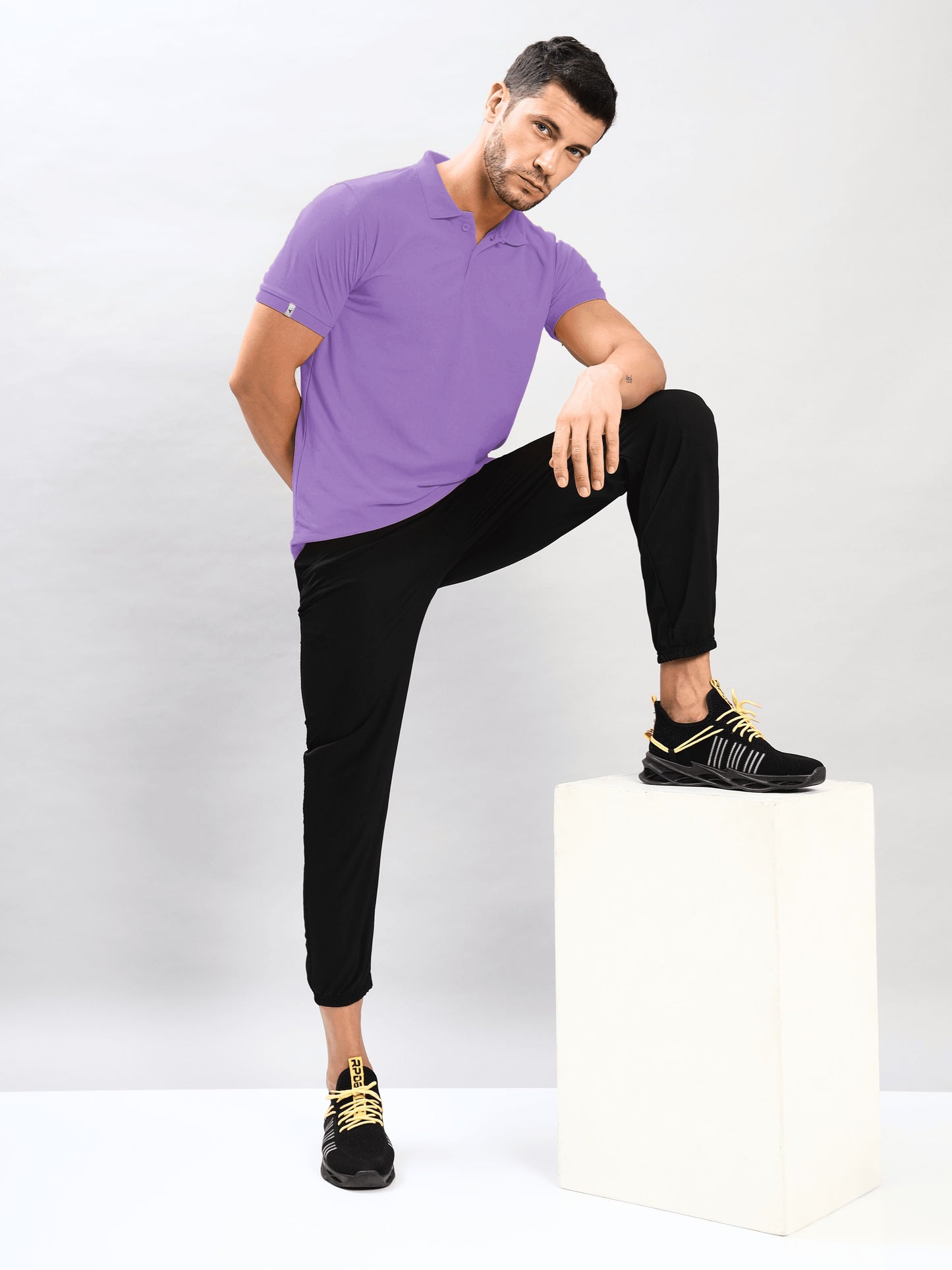 Customised Pique Polo | Violet