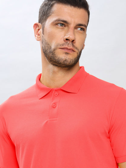 Customised Pique Polo | Coral