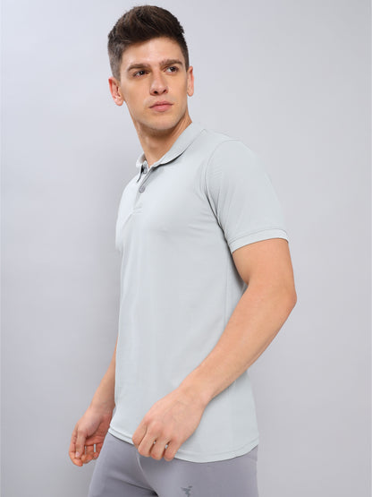Customised Pique Polo | Grey