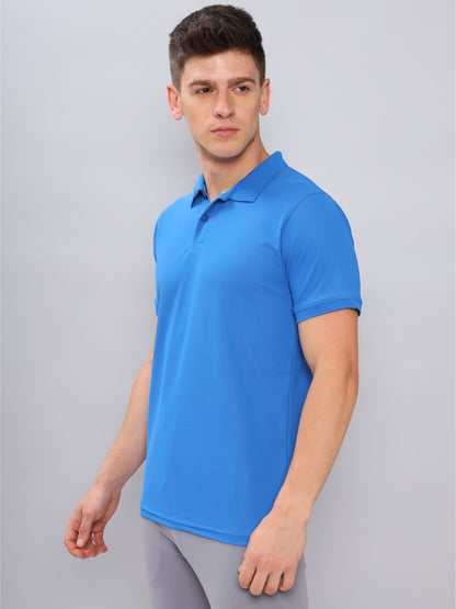 Customised Pique Polo | Blue