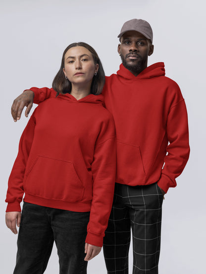 Customised Unisex Hoodie | Red