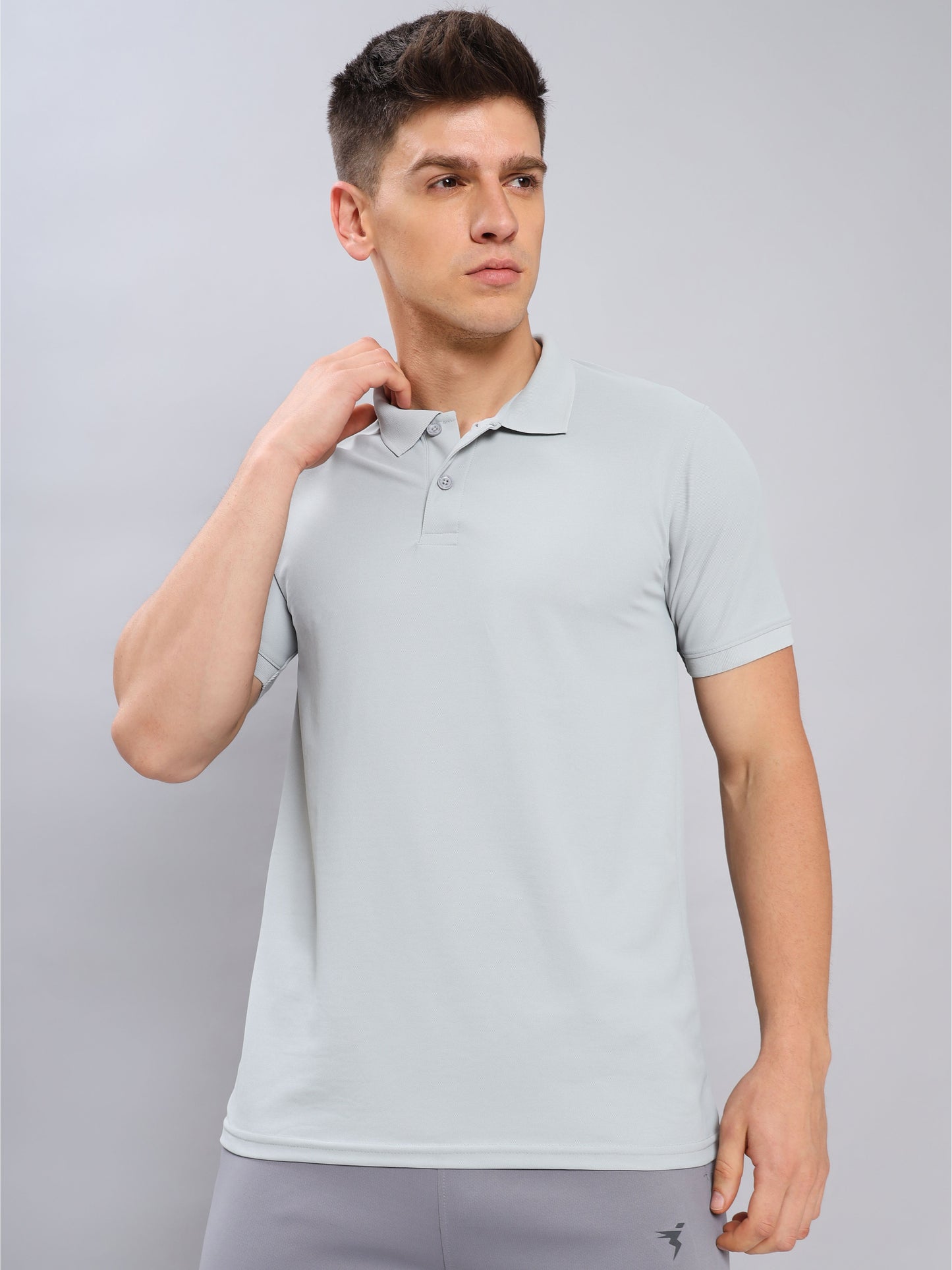 Customised Pique Polo | Grey