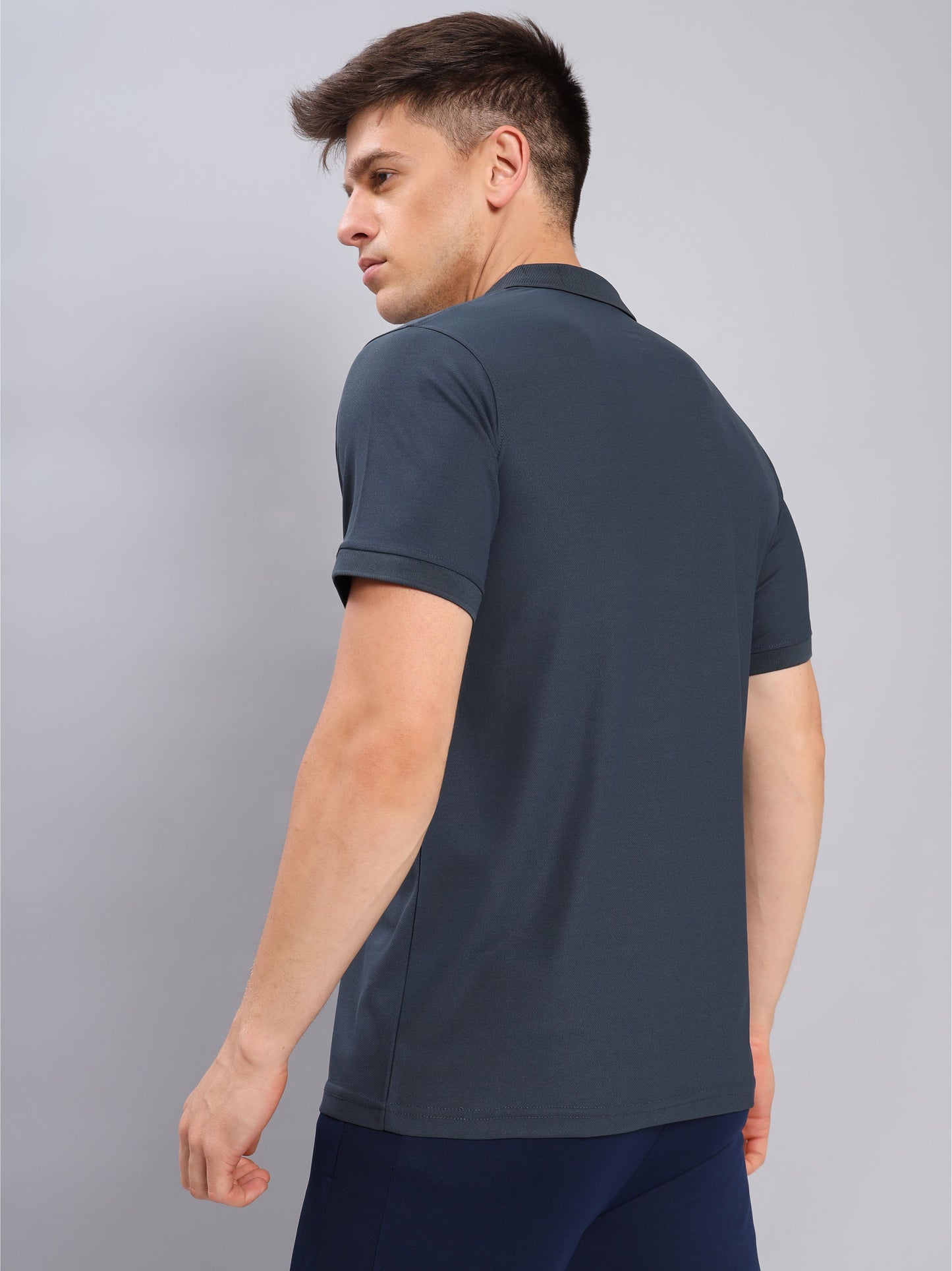 Customised Pique Polo | Carbon