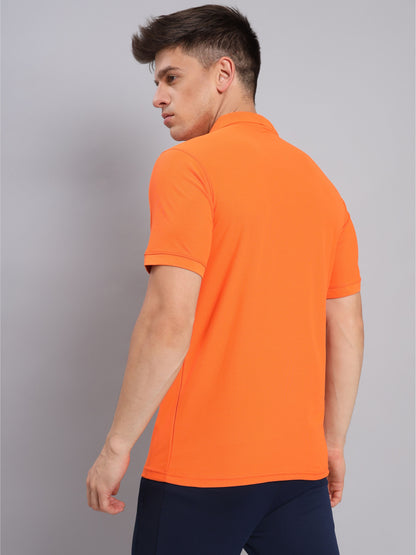 Customised Pique Polo | Orange