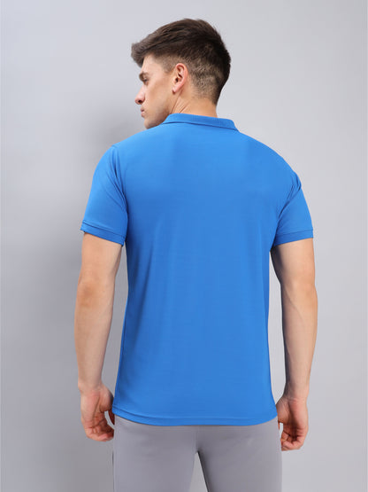 Customised Pique Polo | Blue