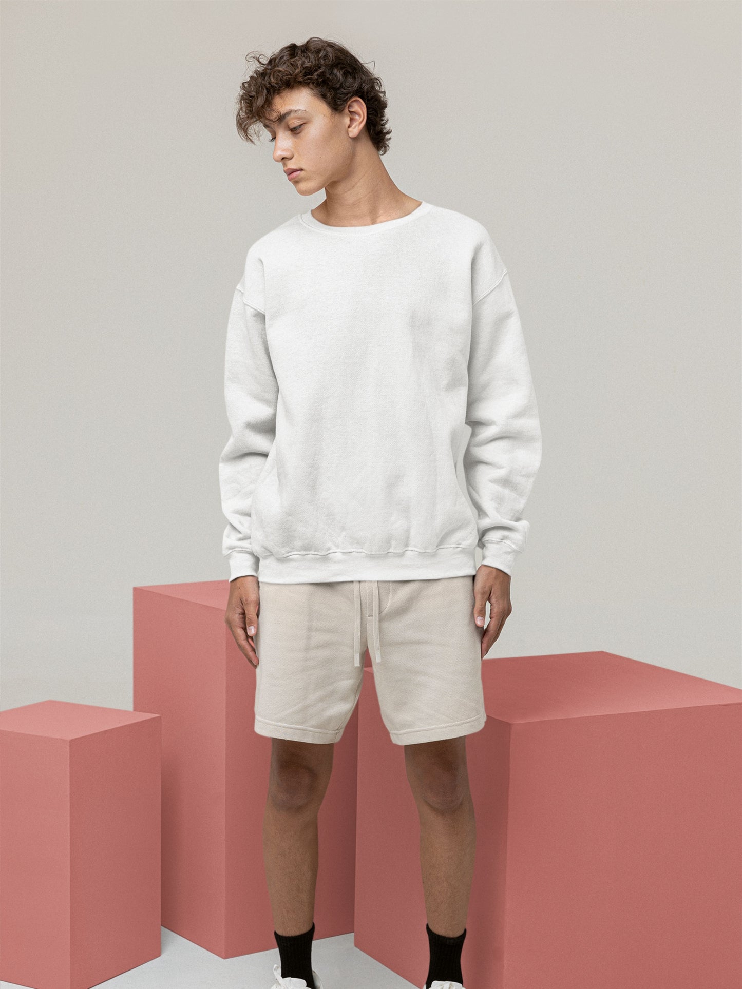 Customised Unisex Sweatshirt | White