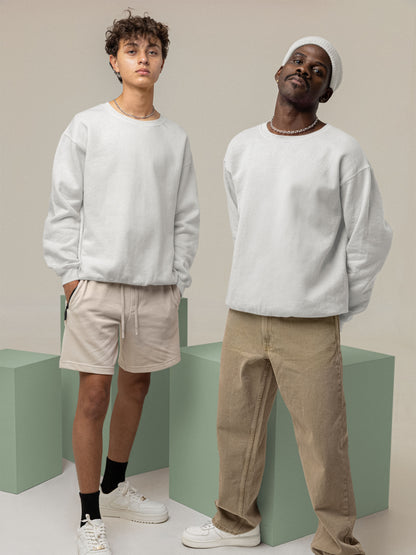 Customised Unisex Sweatshirt | White