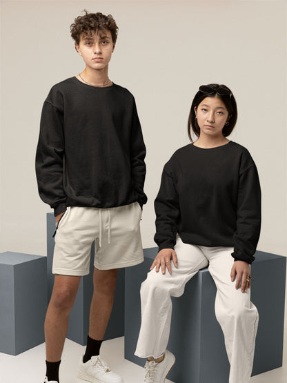 Customised Unisex Sweatshirt | Black