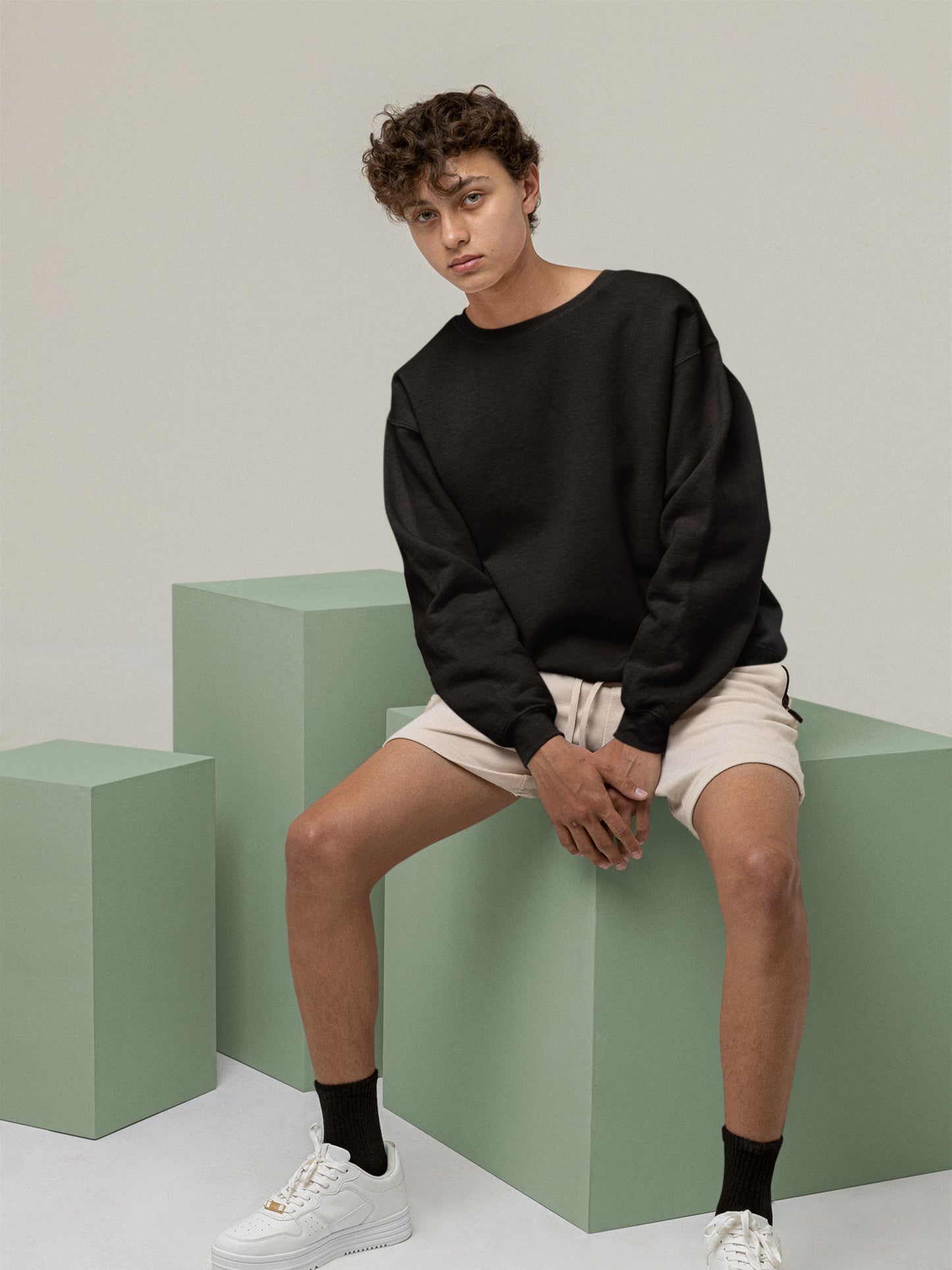 Customised Unisex Sweatshirt | Black