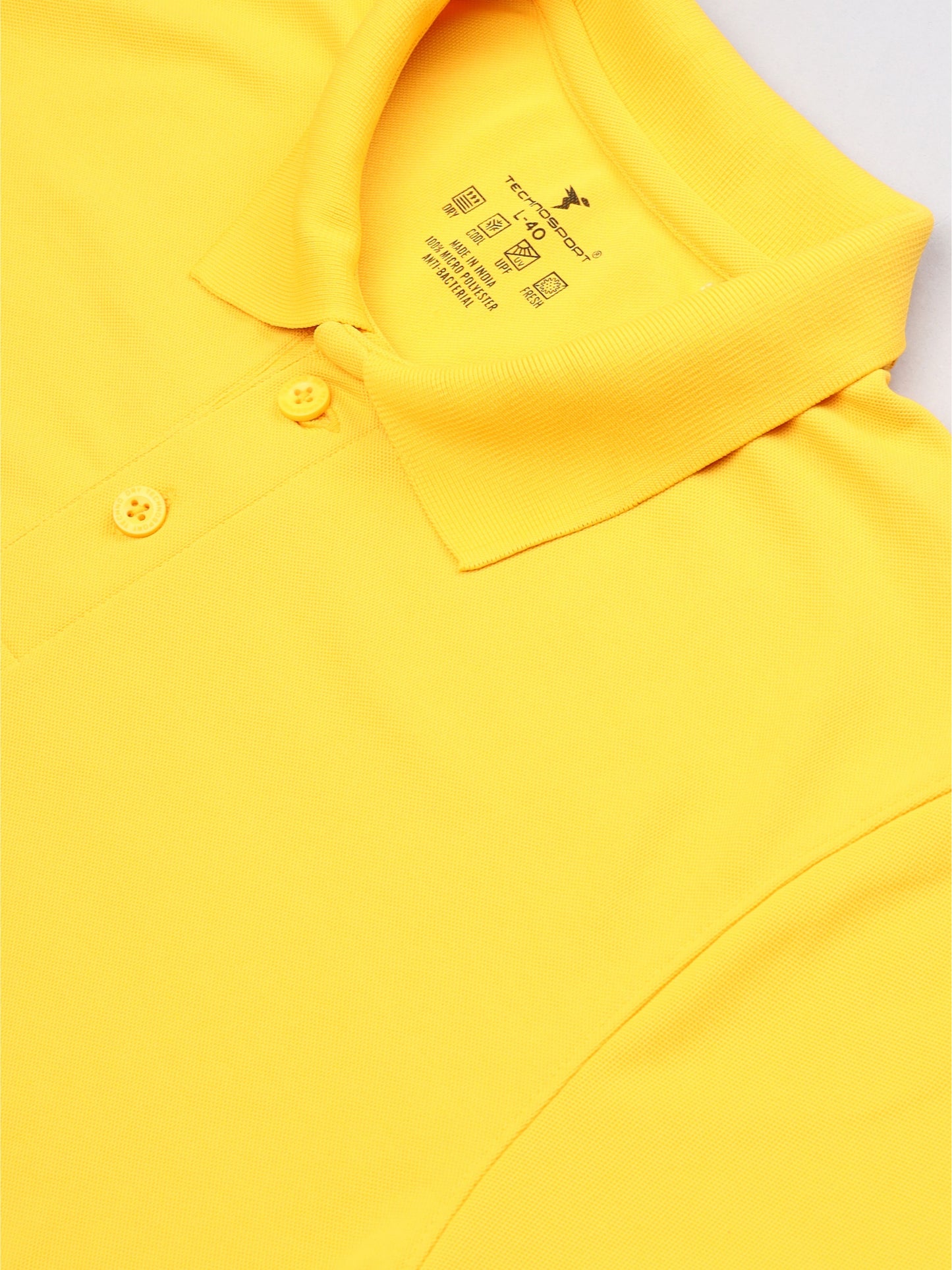 Customised Pique Polo | Yellow