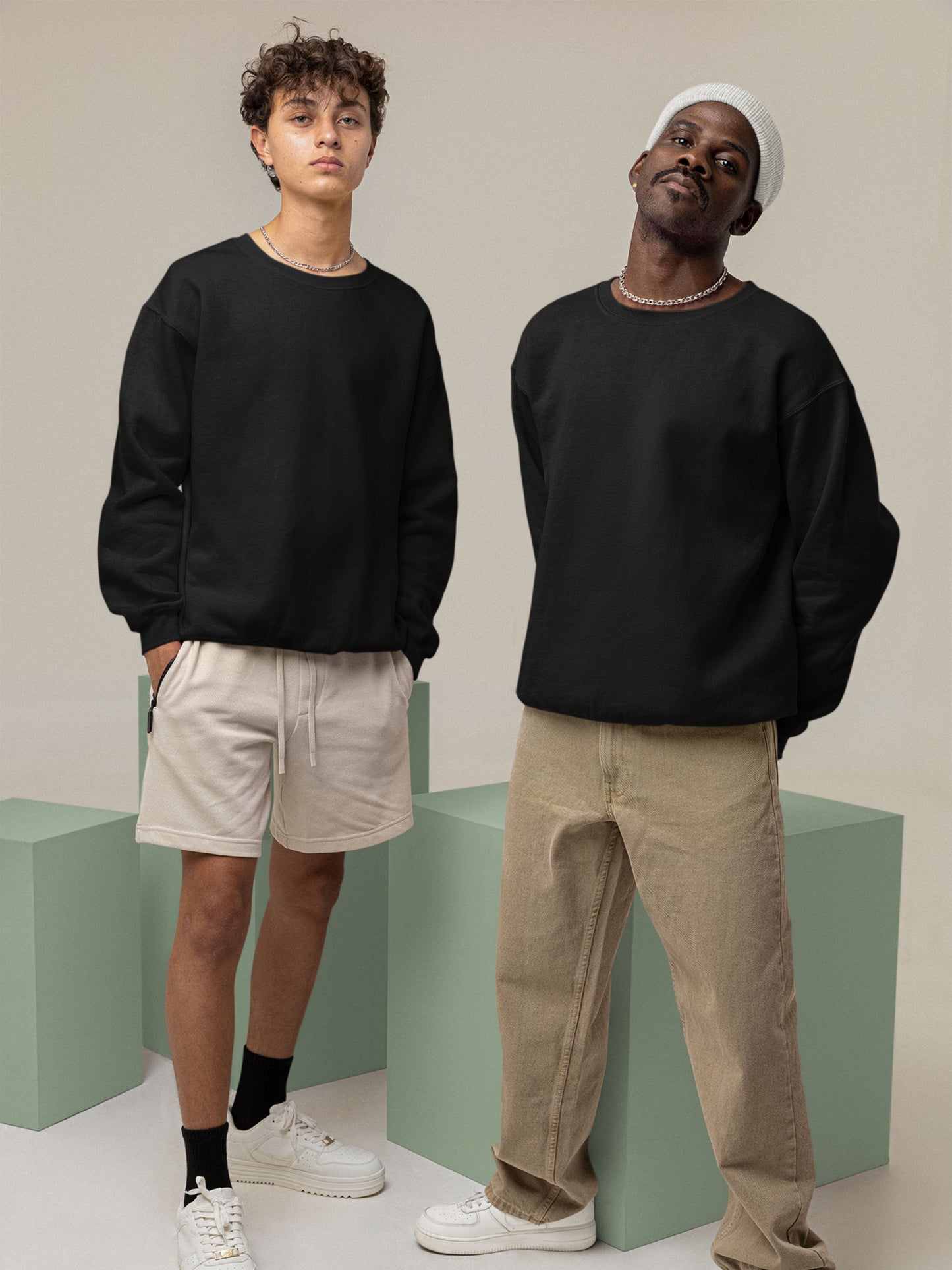 Customised Unisex Sweatshirt | Black