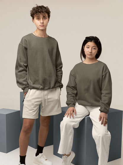 Customised Unisex Sweatshirt | Olive