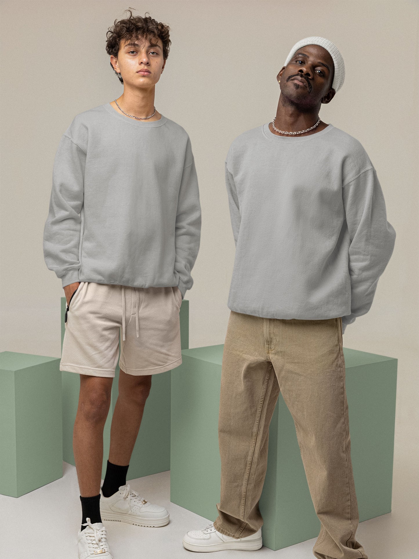 Customised Unisex Sweatshirt | Grey