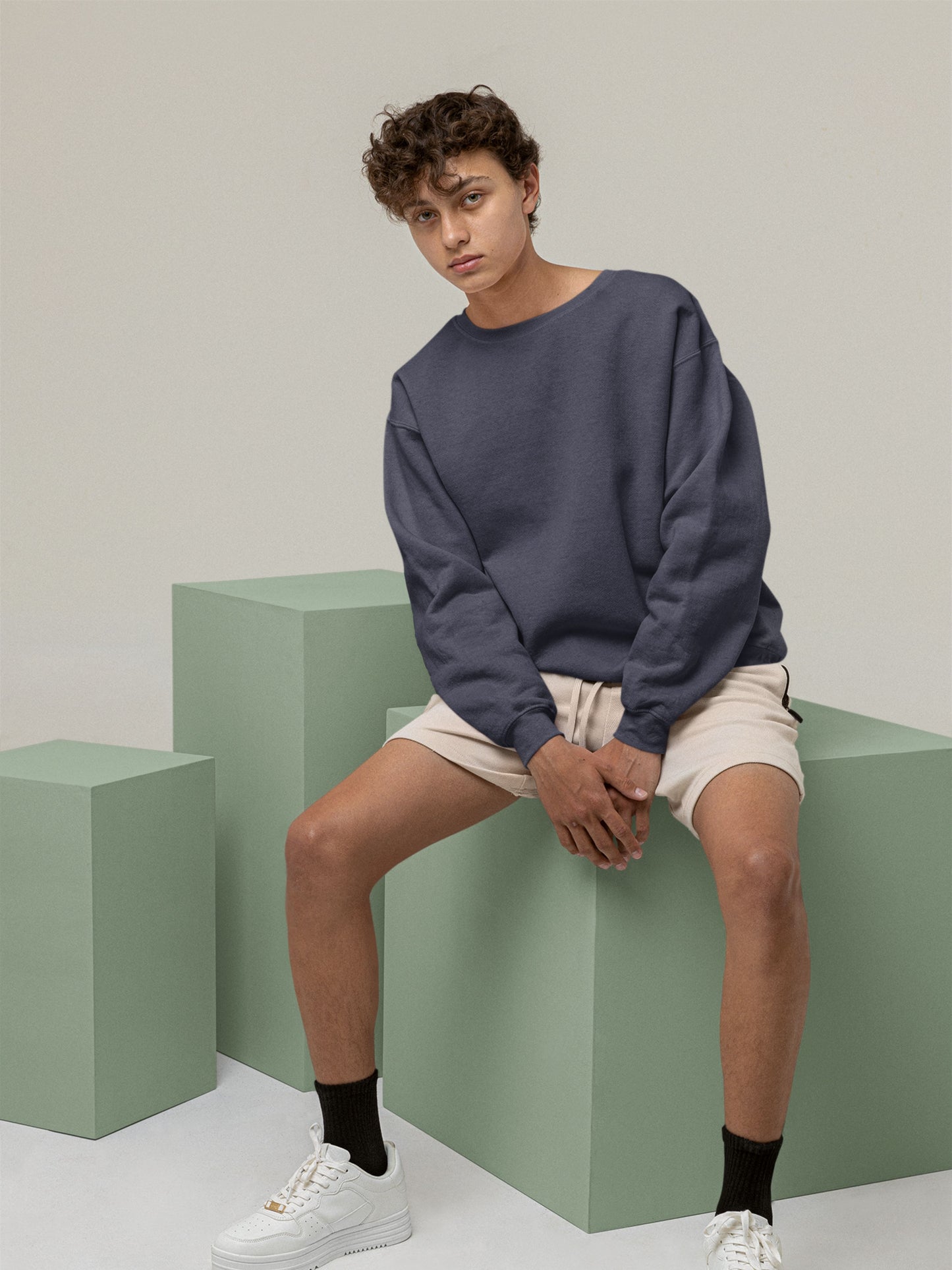 Customised Unisex Sweatshirt | Navy