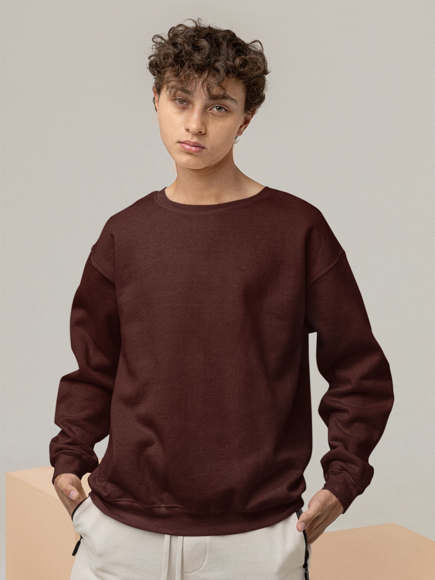 Customised Unisex Sweatshirt | Maroon