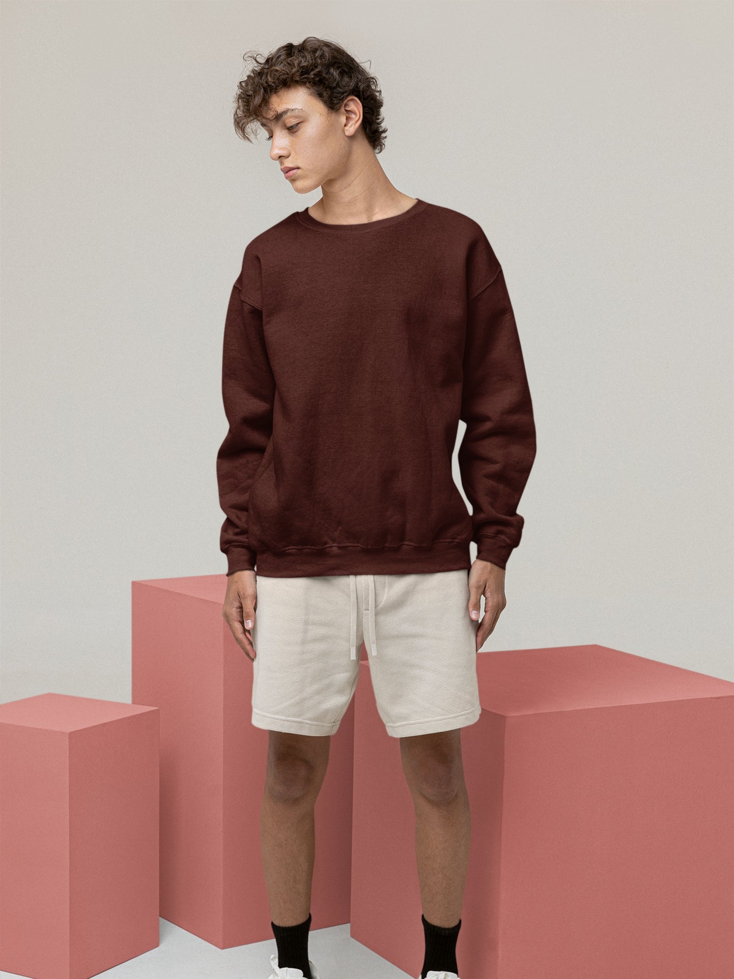 Customised Unisex Sweatshirt | Maroon