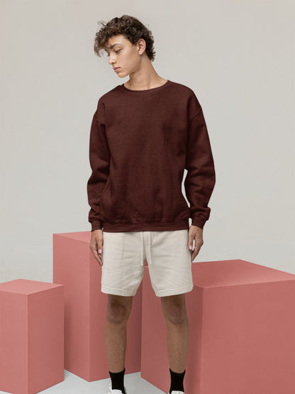 Customised Unisex Sweatshirt | Maroon