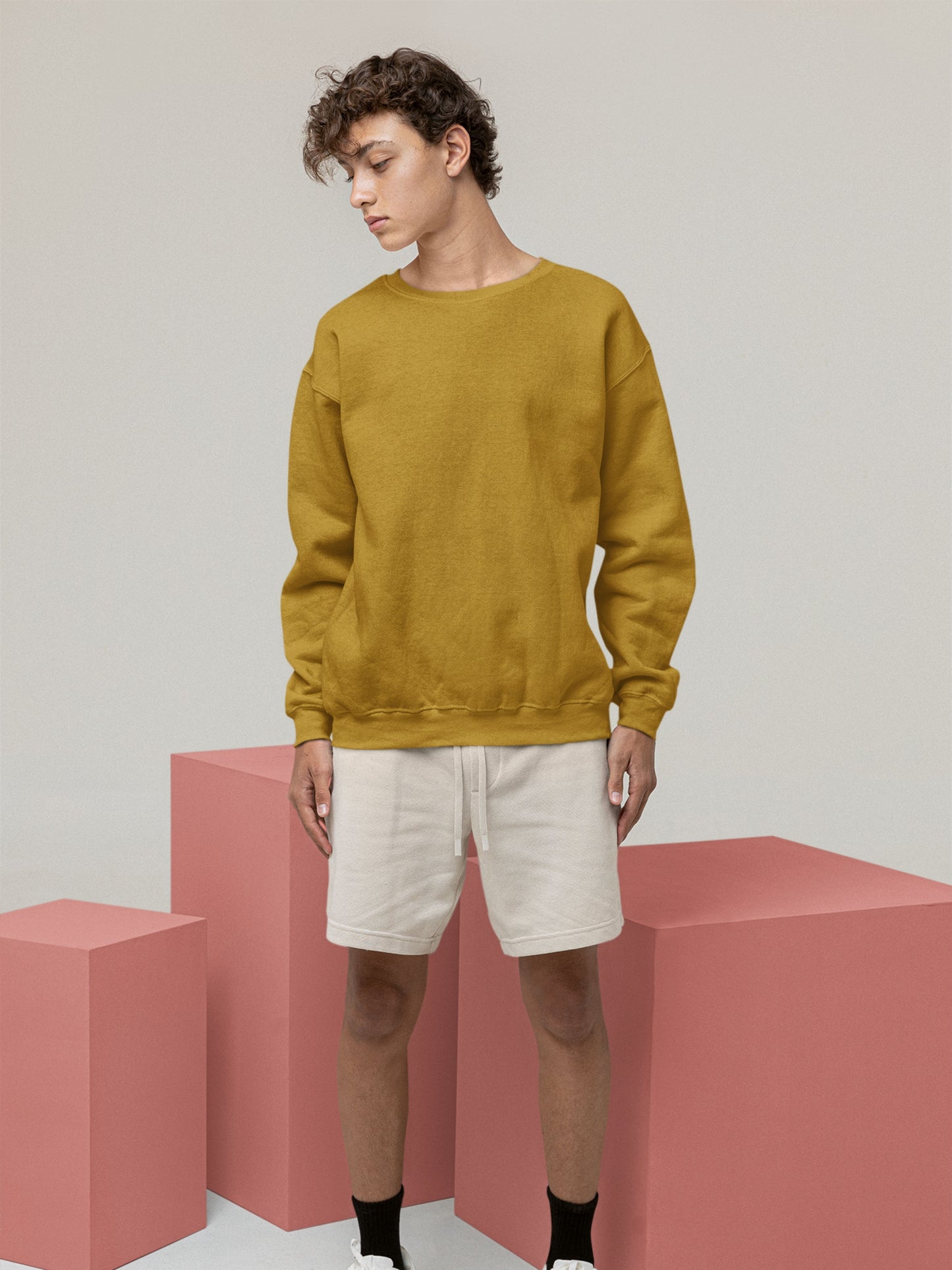 Customised Unisex Sweatshirt | Yellow