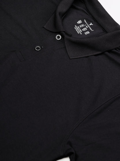 Customised Pique Polo | Black
