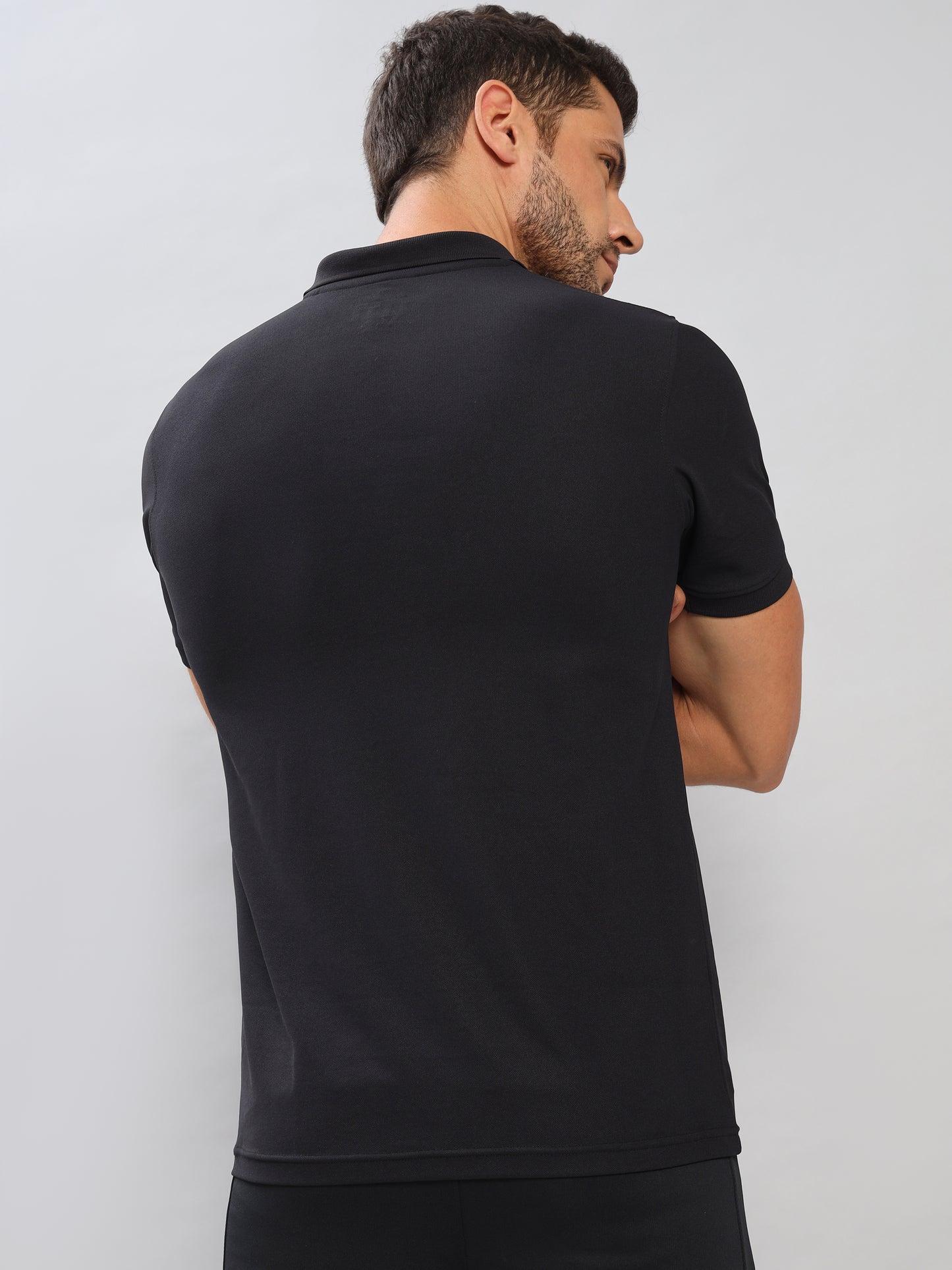 Customised Pique Polo | Black