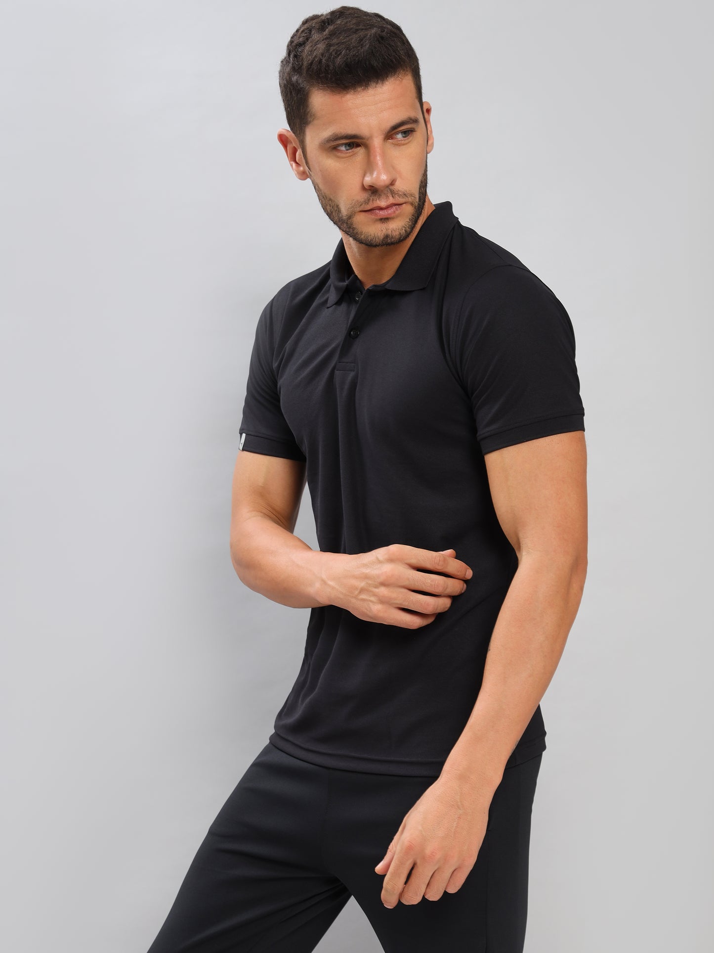 Customised Pique Polo | Black