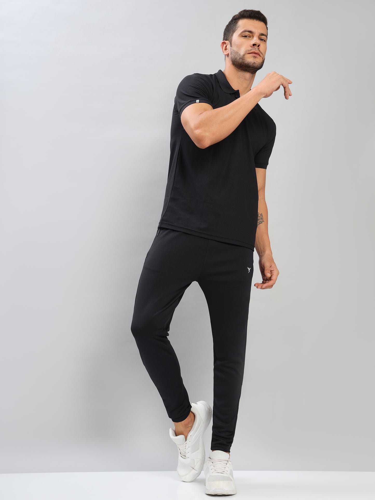 Customised Pique Polo | Black