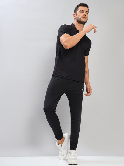 Customised Pique Polo | Black