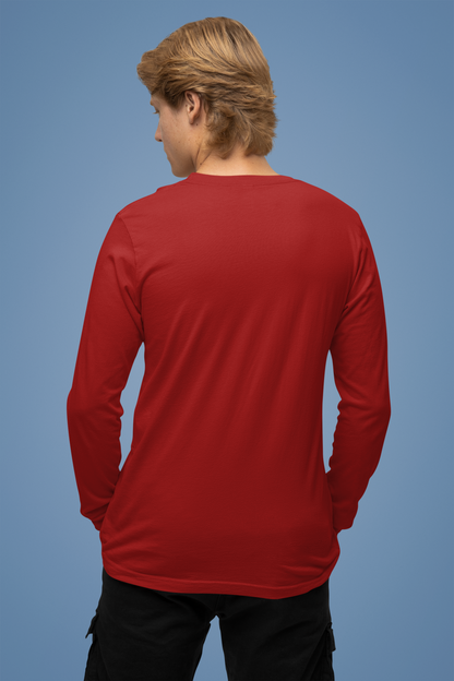 Full-Sleeve T-Shirt | Red