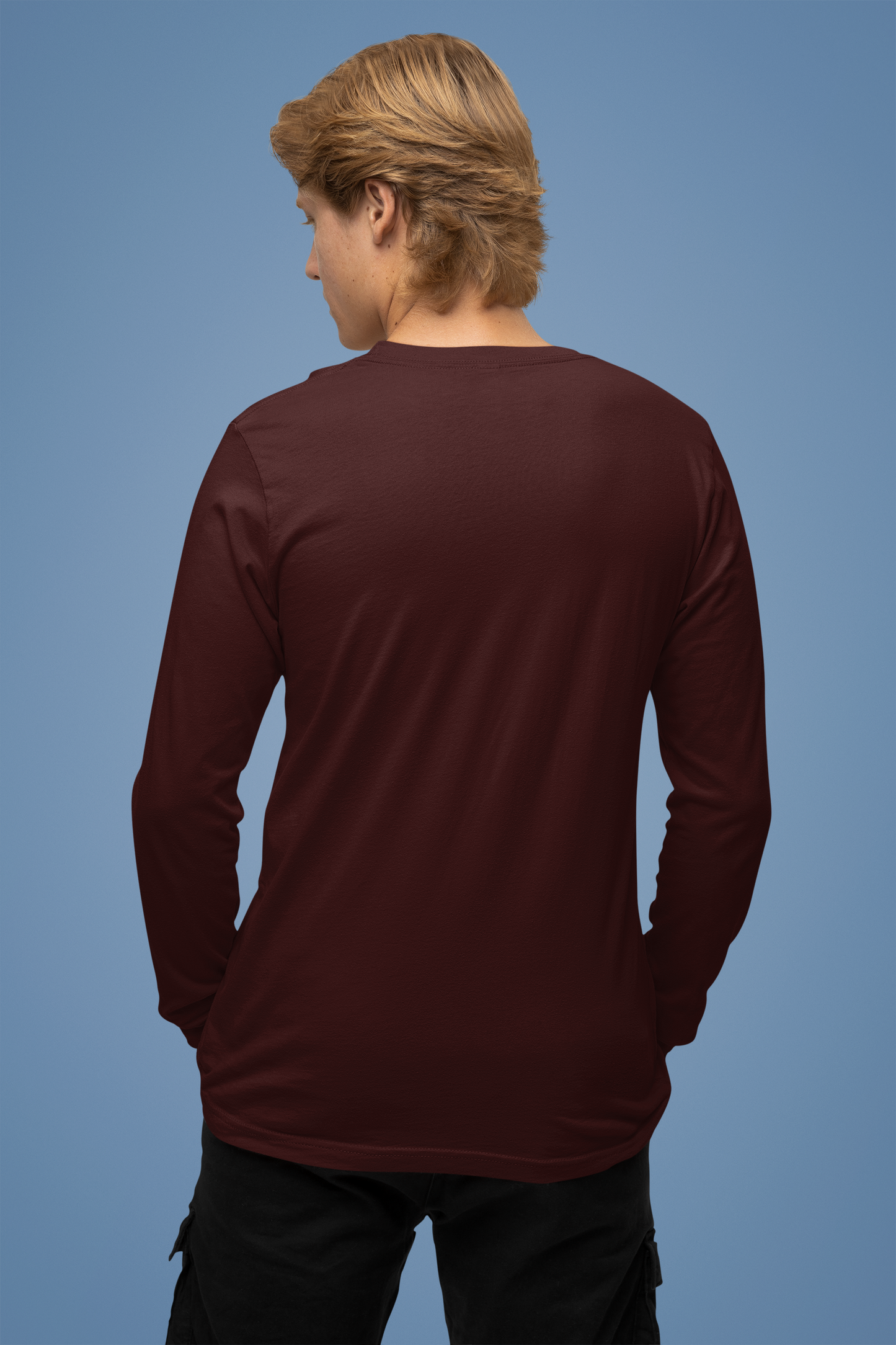 Full-Sleeve T-Shirt | Maroon