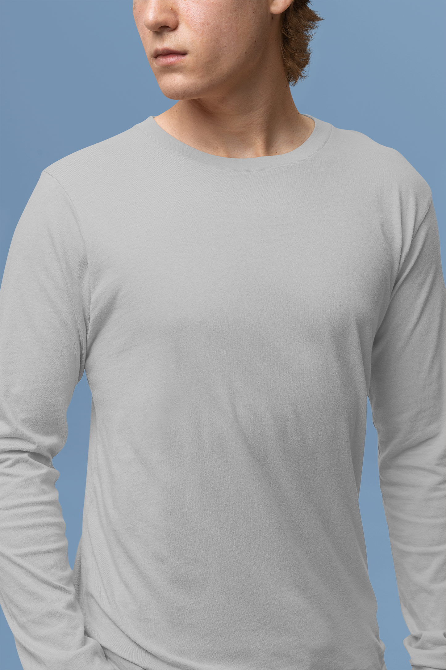 Full-Sleeve T-Shirt | Grey
