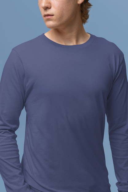 Full-Sleeve T-Shirt | Navy