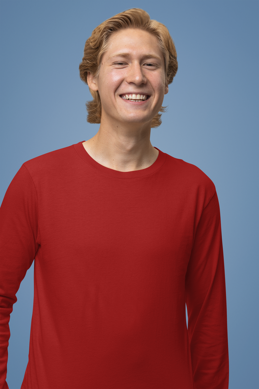 Full-Sleeve T-Shirt | Red