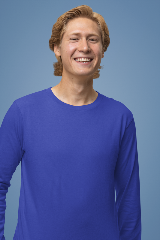 Full-Sleeve T-Shirt | Blue