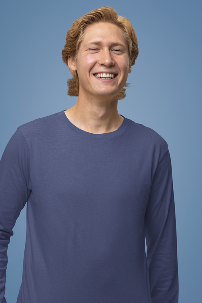 Full-Sleeve T-Shirt | Navy