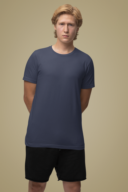 Customised Supima T-Shirt | Navy