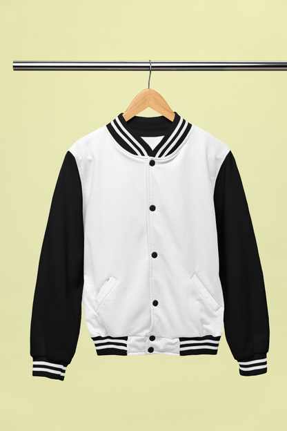 Customised Varsity Jacket | White