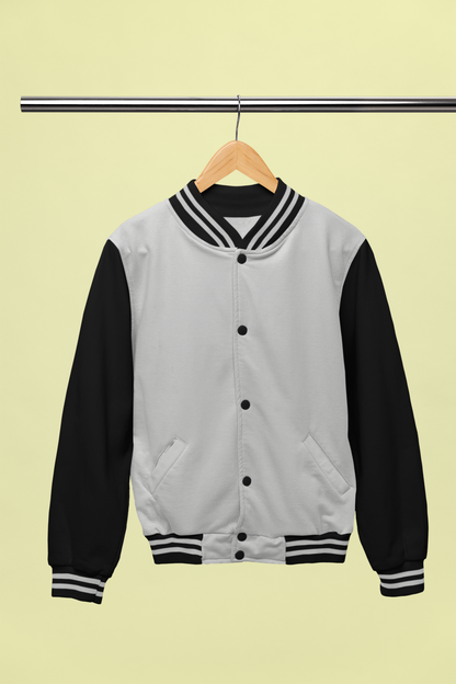 Customised Varsity Jacket | Grey