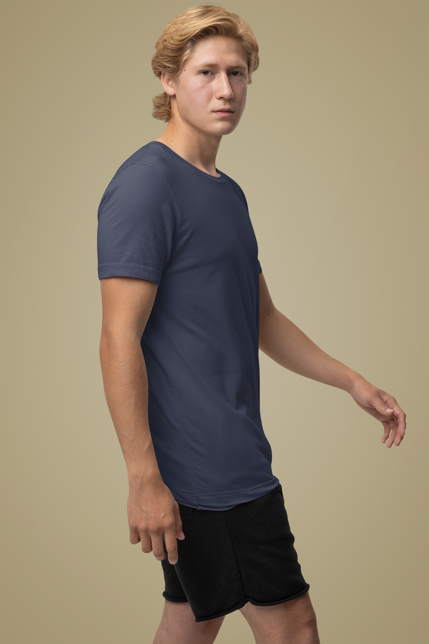 Customised Supima T-Shirt | Navy