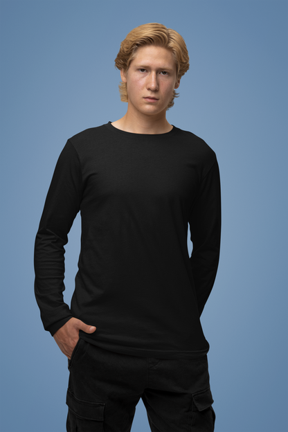Full-Sleeve T-Shirt | Black