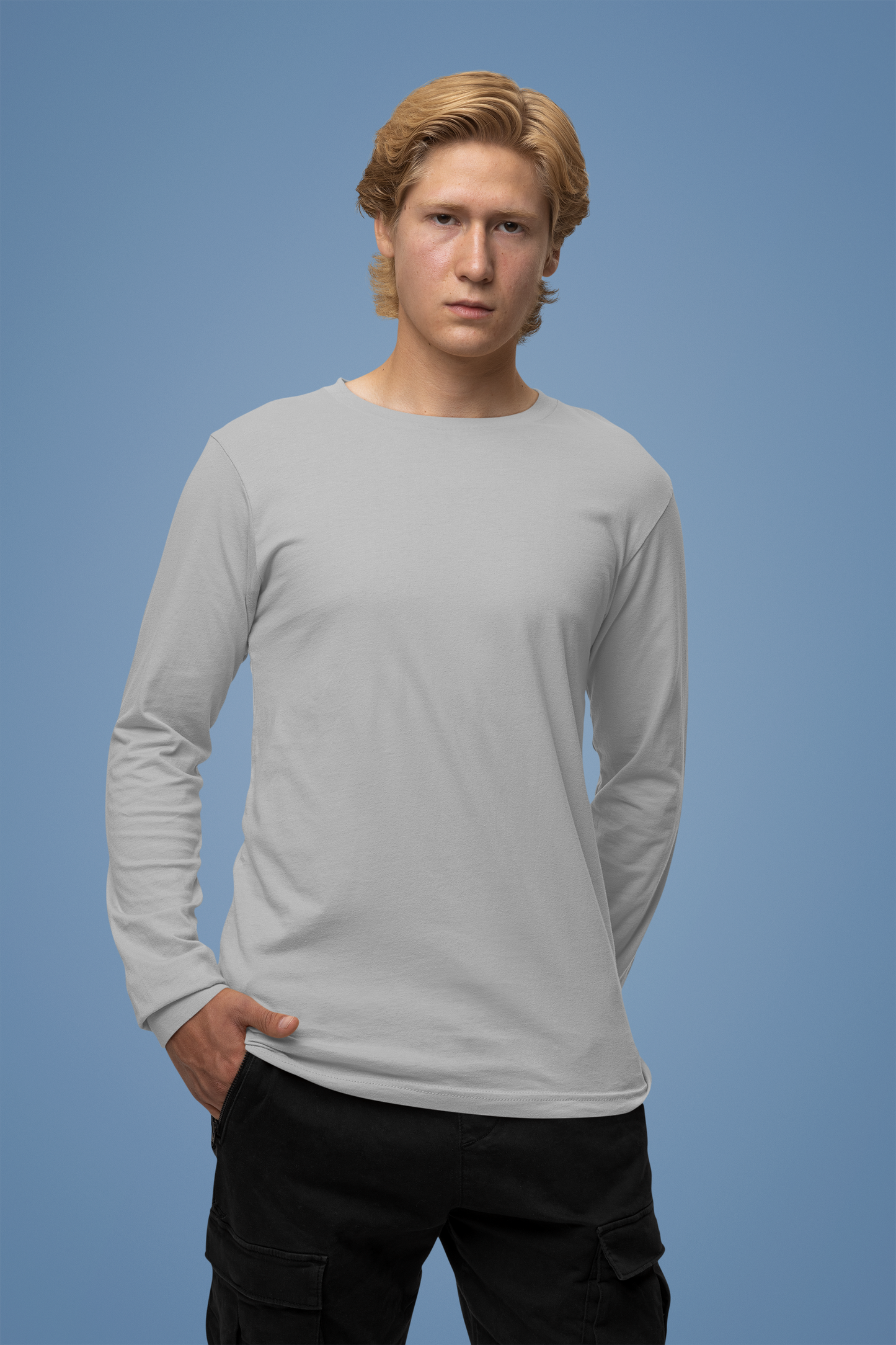 Full-Sleeve T-Shirt | Grey
