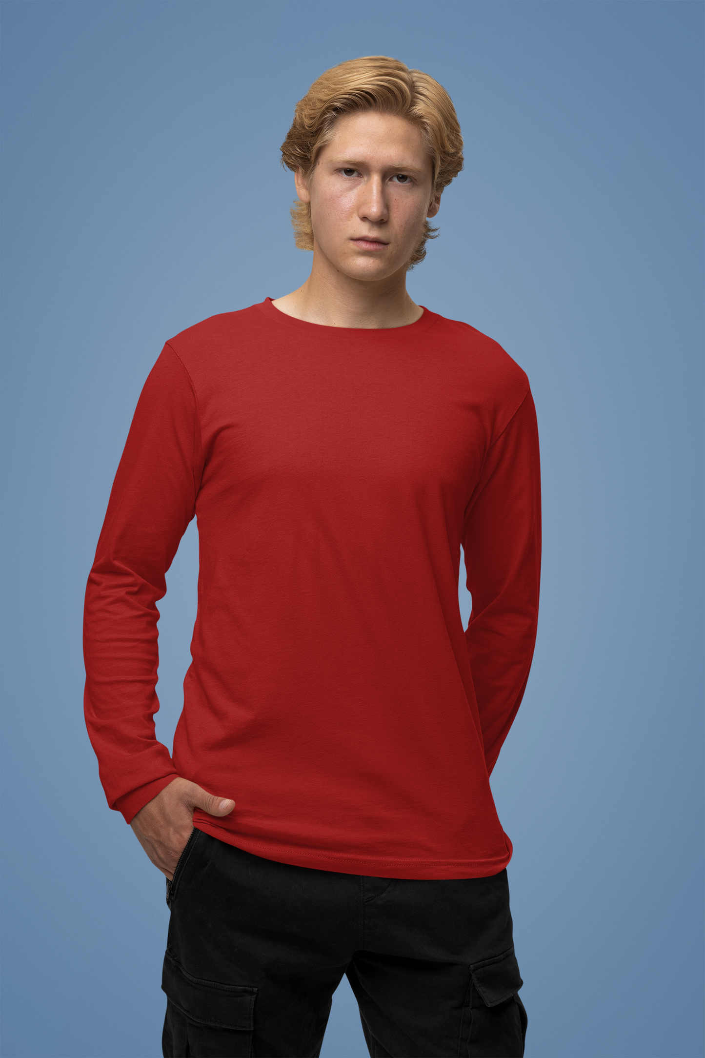 Full-Sleeve T-Shirt | Red