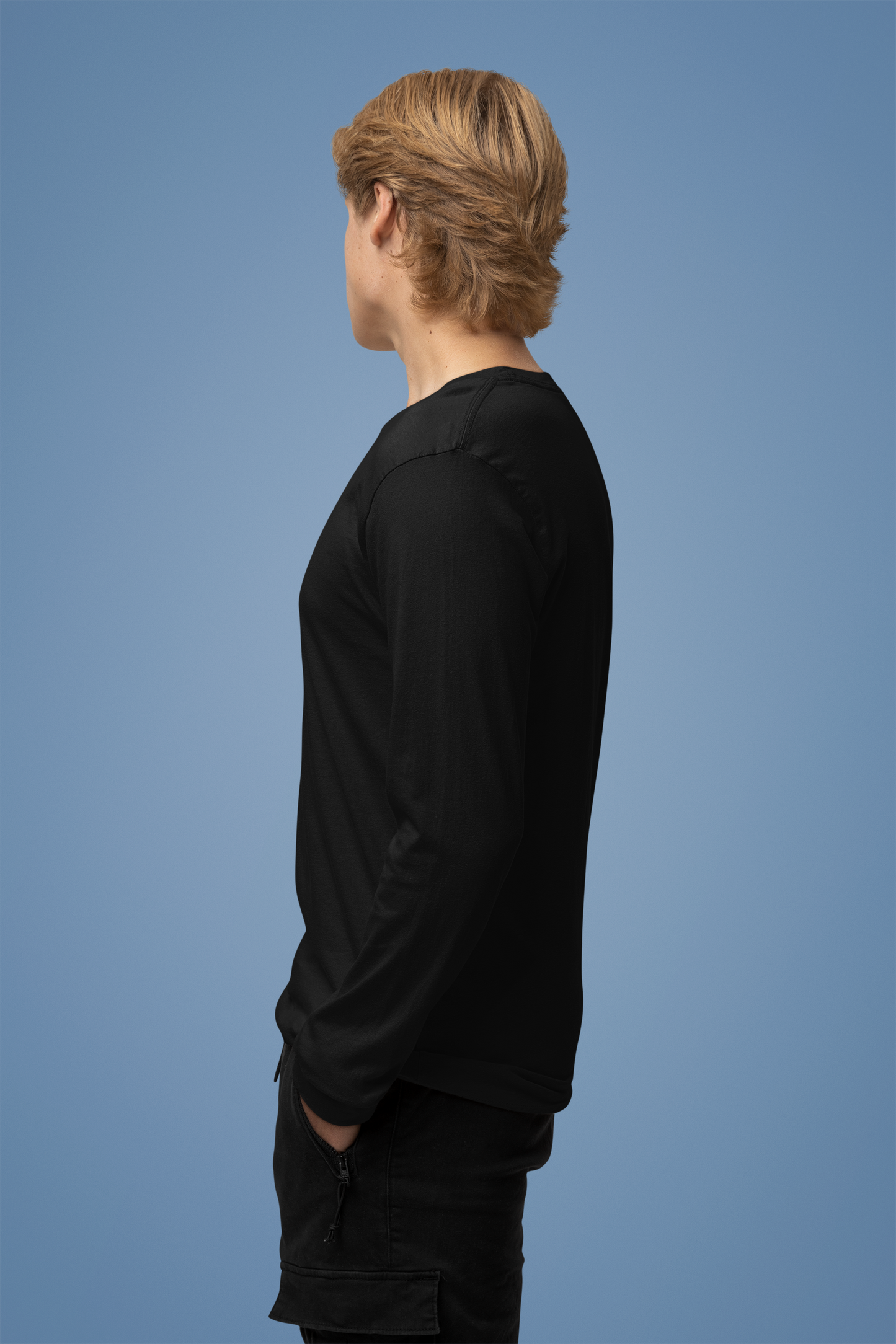 Full-Sleeve T-Shirt | Black
