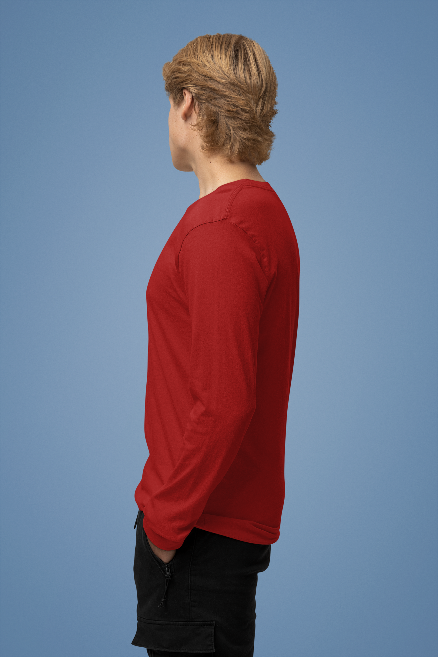 Full-Sleeve T-Shirt | Red