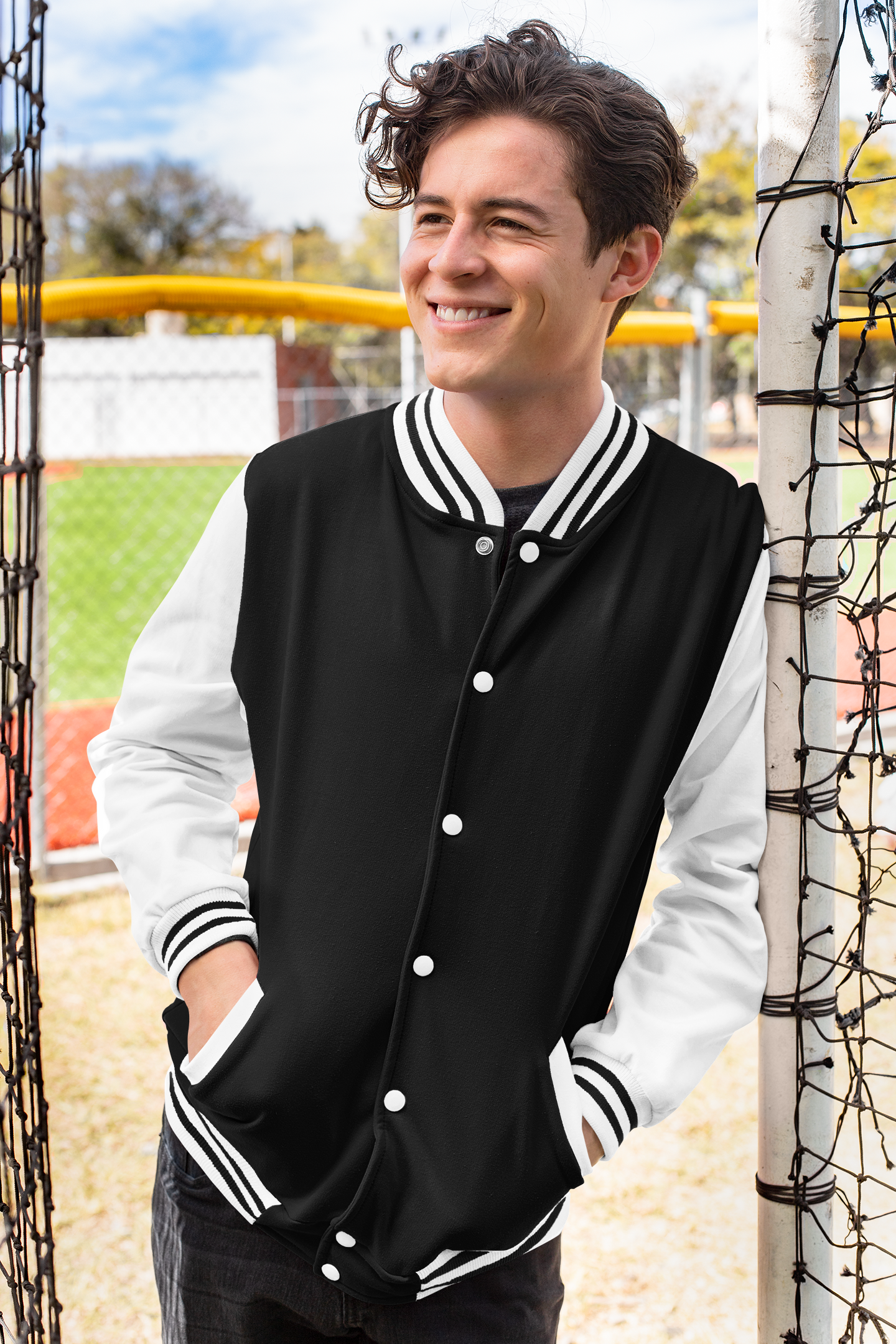 Customised Varsity Jacket | Black