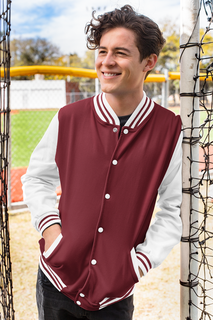 Customised Varsity Jacket | Maroon