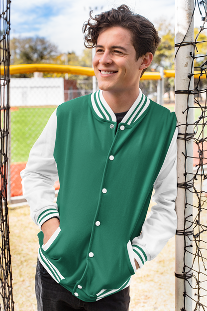 Customised Varsity Jacket | Green