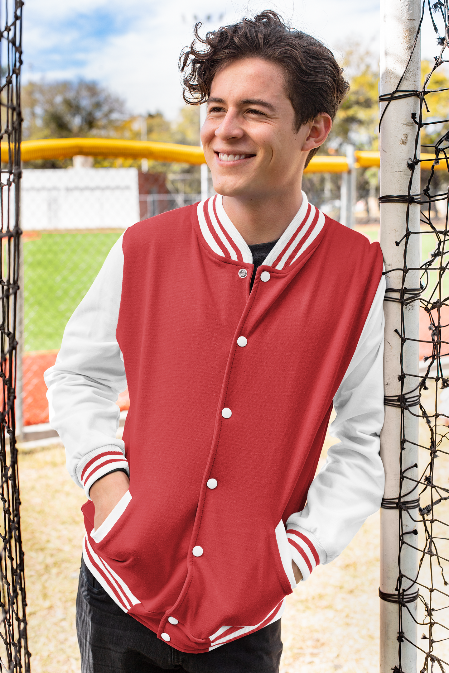 Customised Varsity Jacket | Cherry