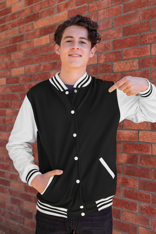 Customised Varsity Jacket | Black