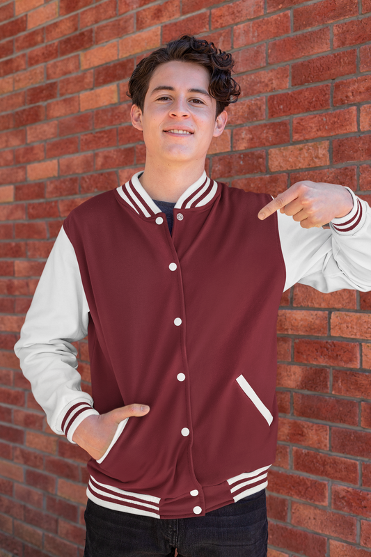 Customised Varsity Jacket | Maroon